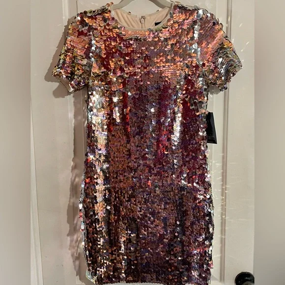 aidan mattox green sequin dress Aidan Mattox 54473360 - Long Sheath Dress